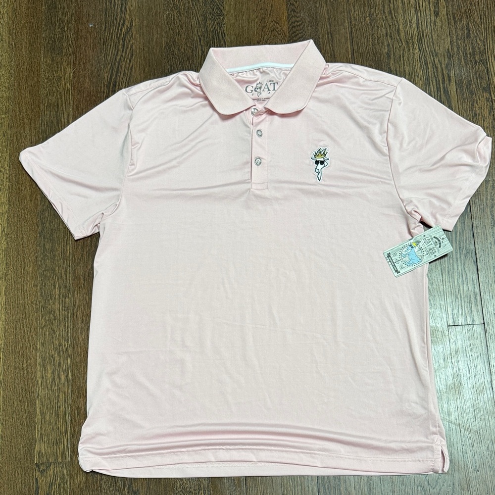 GOAT men’s golf polo